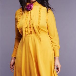 Elloquii Yellow Spring Dress